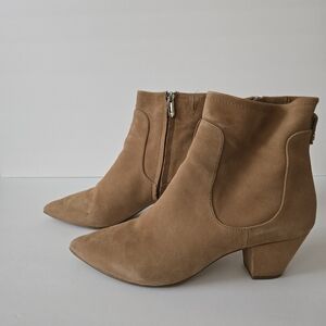 Sam Edelman Women's Karlee Fashion Leather Suede Tan Boot